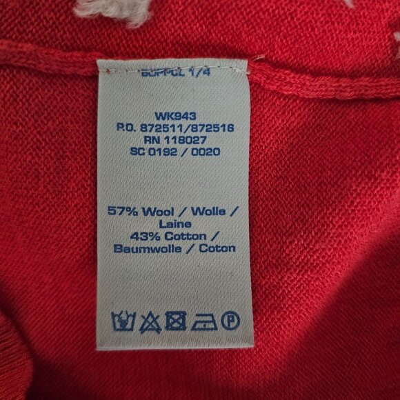 Boden Women's Red Wool-Blend French Knot Tight Knit Pullover Sweater Sz 6/UK-10 - Picture 10 of 15